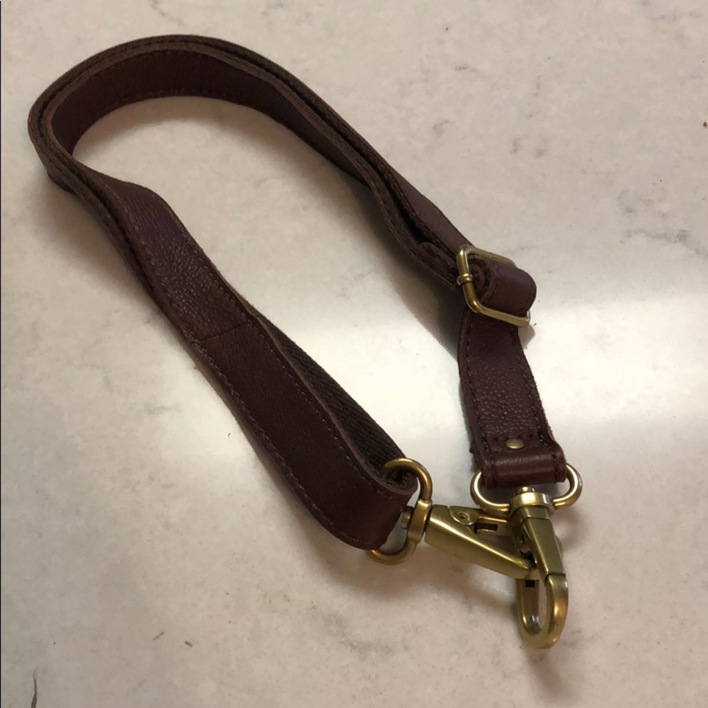 Brown Leather Crossbody - Picture 3 of 8